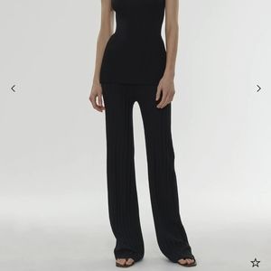 Toteme COUR long knit trousers